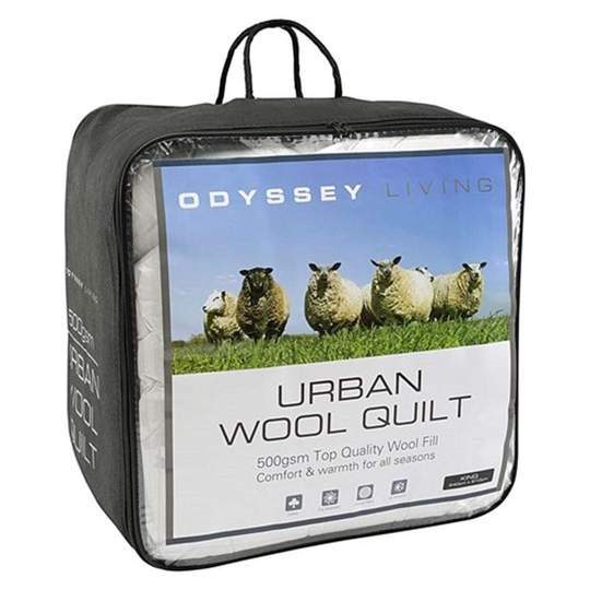 Odyssey Living Duvet/Quilt Odyssey Living Natural Wool Quilt - 500gsm