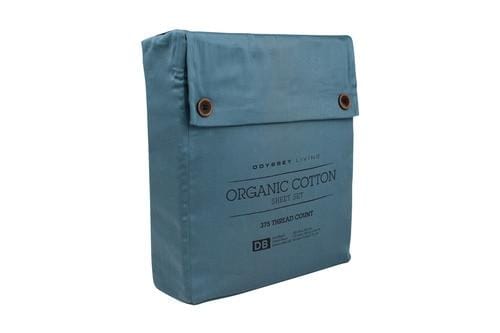Odyssey Living Bed Sheets Odyssey Living Organic Cotton Sheet Sets - Teal