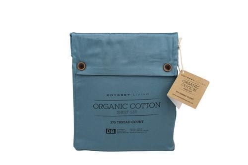 Odyssey Living Bed Sheets Odyssey Living Organic Cotton Sheet Sets - Teal