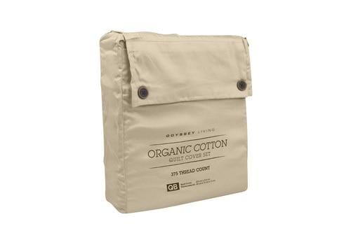 Odyssey Living Quilt Cover Odyysey Living Organic Cotton Quilt Cover Sets - Linen