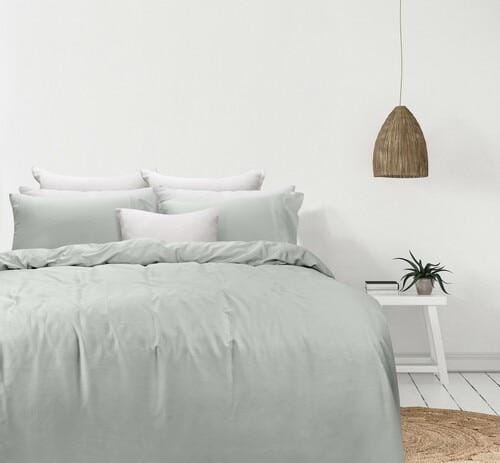 Odyssey Living Quilt Cover Odyysey Living Organic Cotton Quilt Cover Sets - Silver