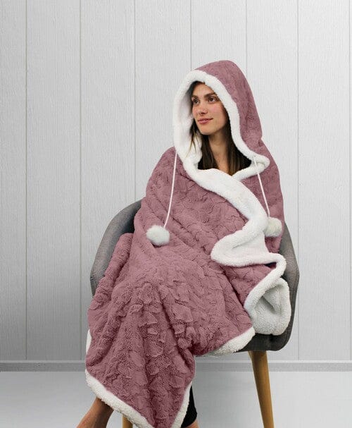Odyssey Living Pajamas Rose Odyysey Living Nordic Hooded Poncho