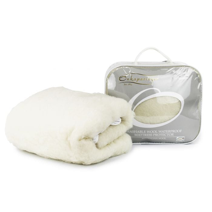 Onkaparinga Mattress Protector Onkaparinga Baby Waterproof Australian Wool Mattress Protector Cot