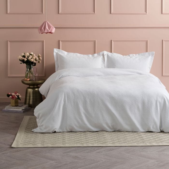 Onkaparinga Quilt Cover Onkaparinga Charlotte Quilt Cover Set White