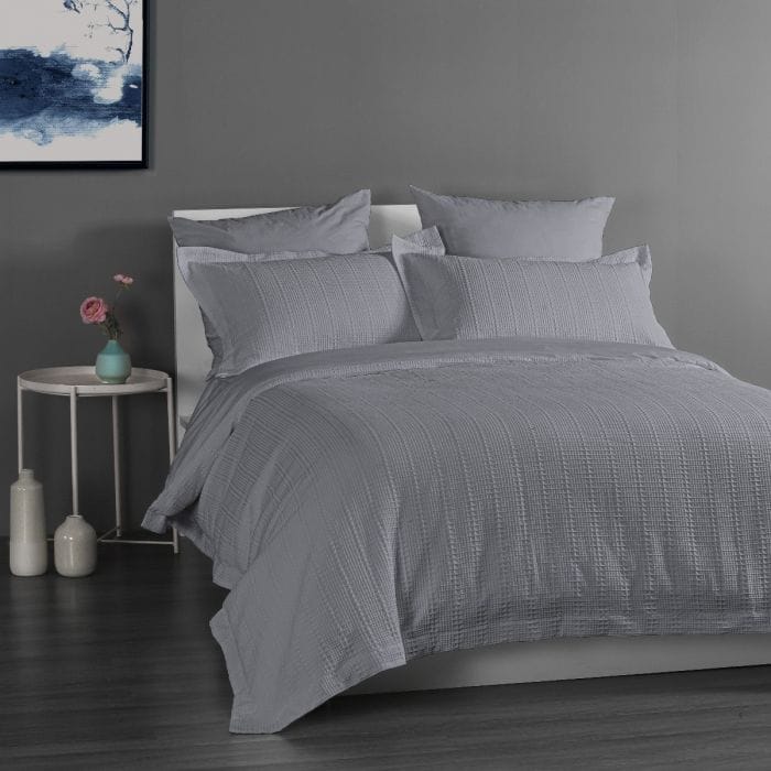 Onkaparinga Quilt Cover Onkaparinga Yarra Quilt Cover Set - Grey