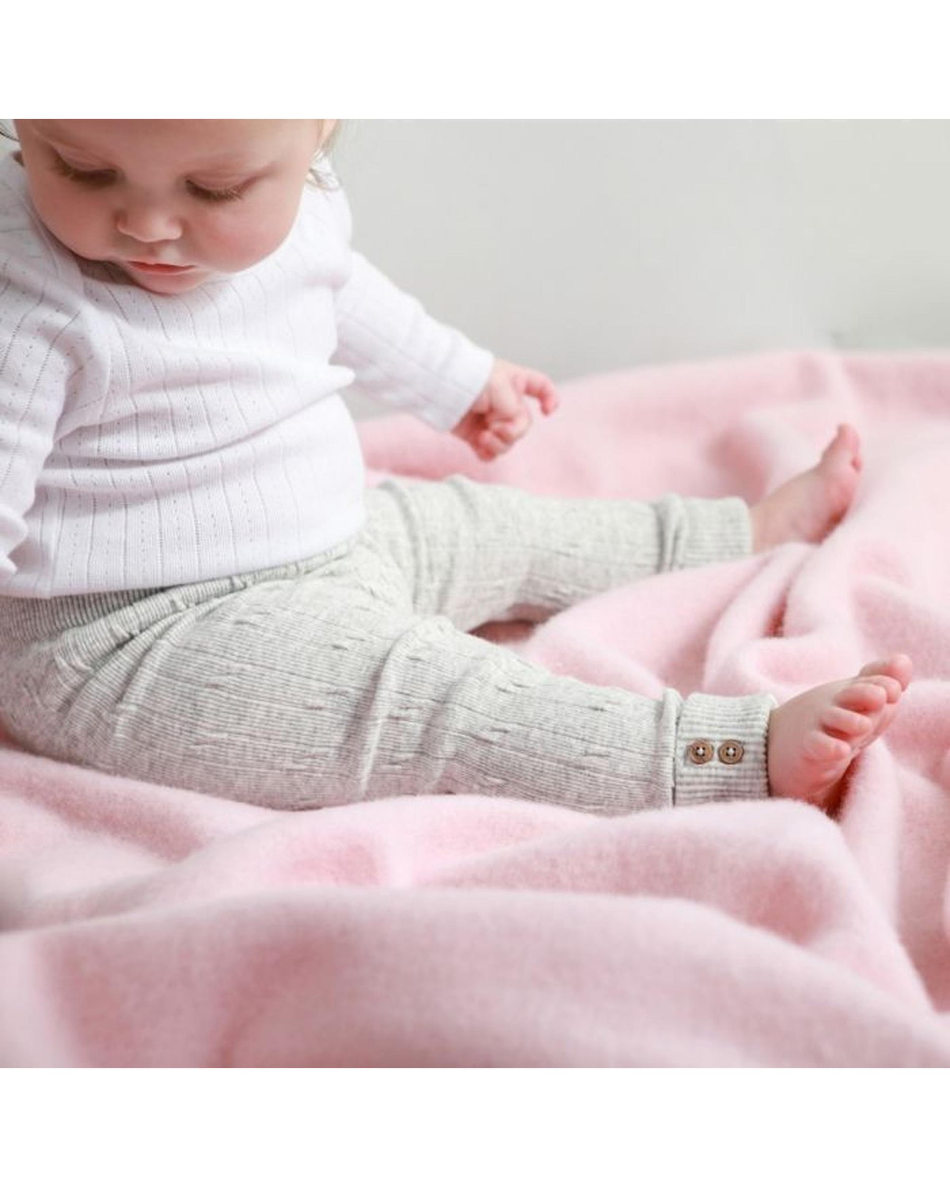 Onkaparinga Baby Australian Wool Baby Cot Blanket Onkaparinga