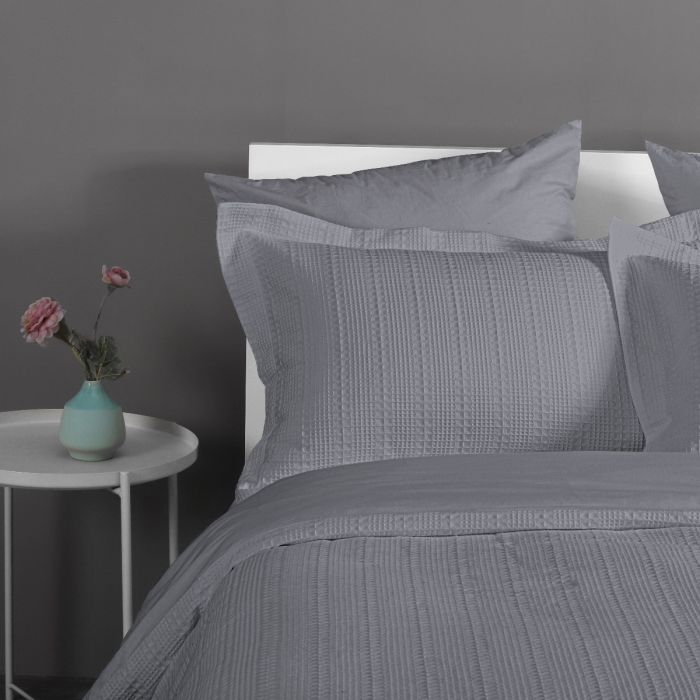 Onkaparinga Yarra Quilt Cover Set - Grey Onkaparinga
