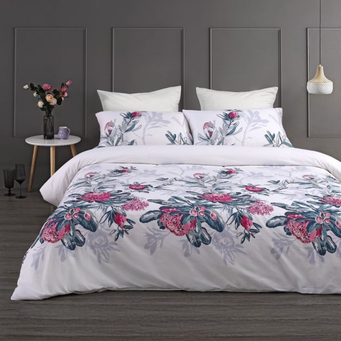 Onkaparinga Waratah Quilt Cover Set Onkaparinga