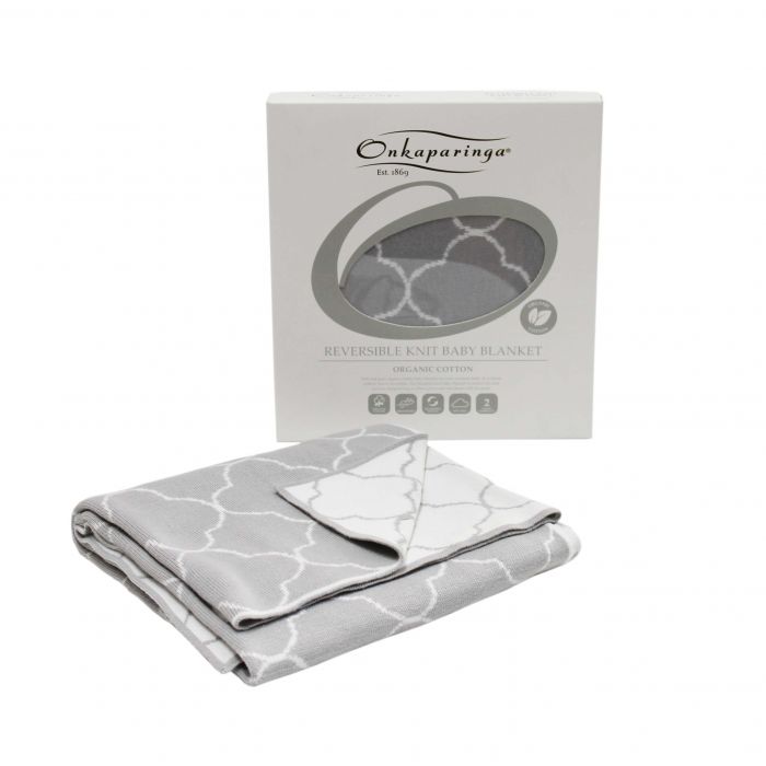 Onkaparinga Baby Organic Cotton Reversible Pram Blanket Onkaparinga