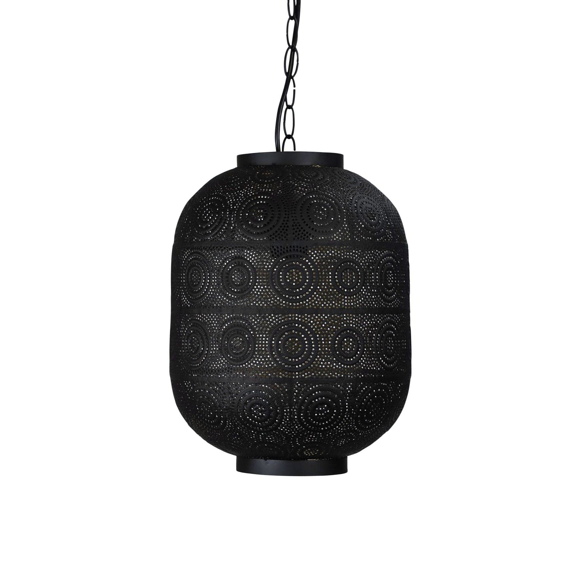 Oriel Lighting Lamp ALHAMBRA.25 Pendant Light Laser Cut Metal Pendant with Gold Inner