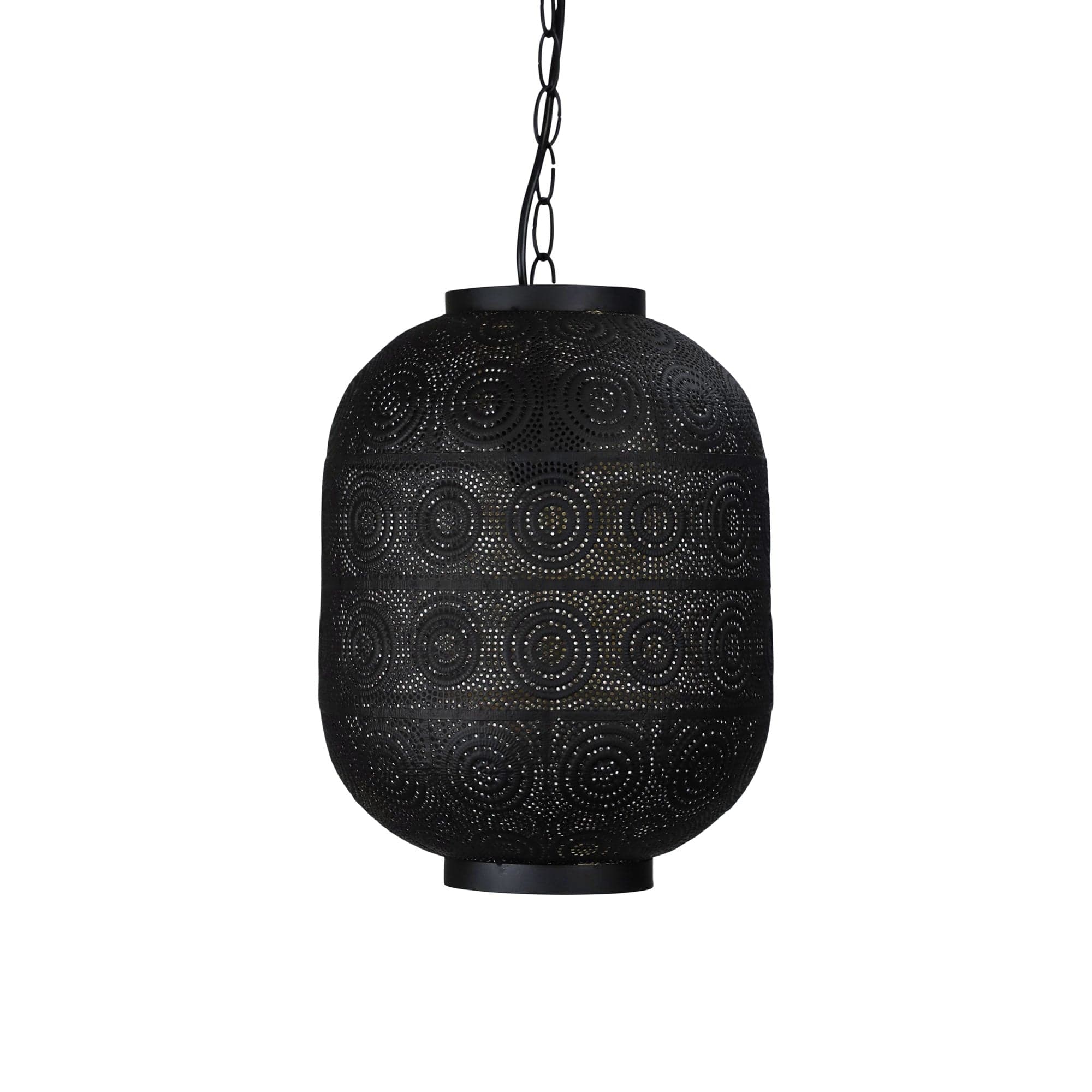 Oriel Lighting Lamp ALHAMBRA.25 Pendant Light Laser Cut Metal Pendant with Gold Inner
