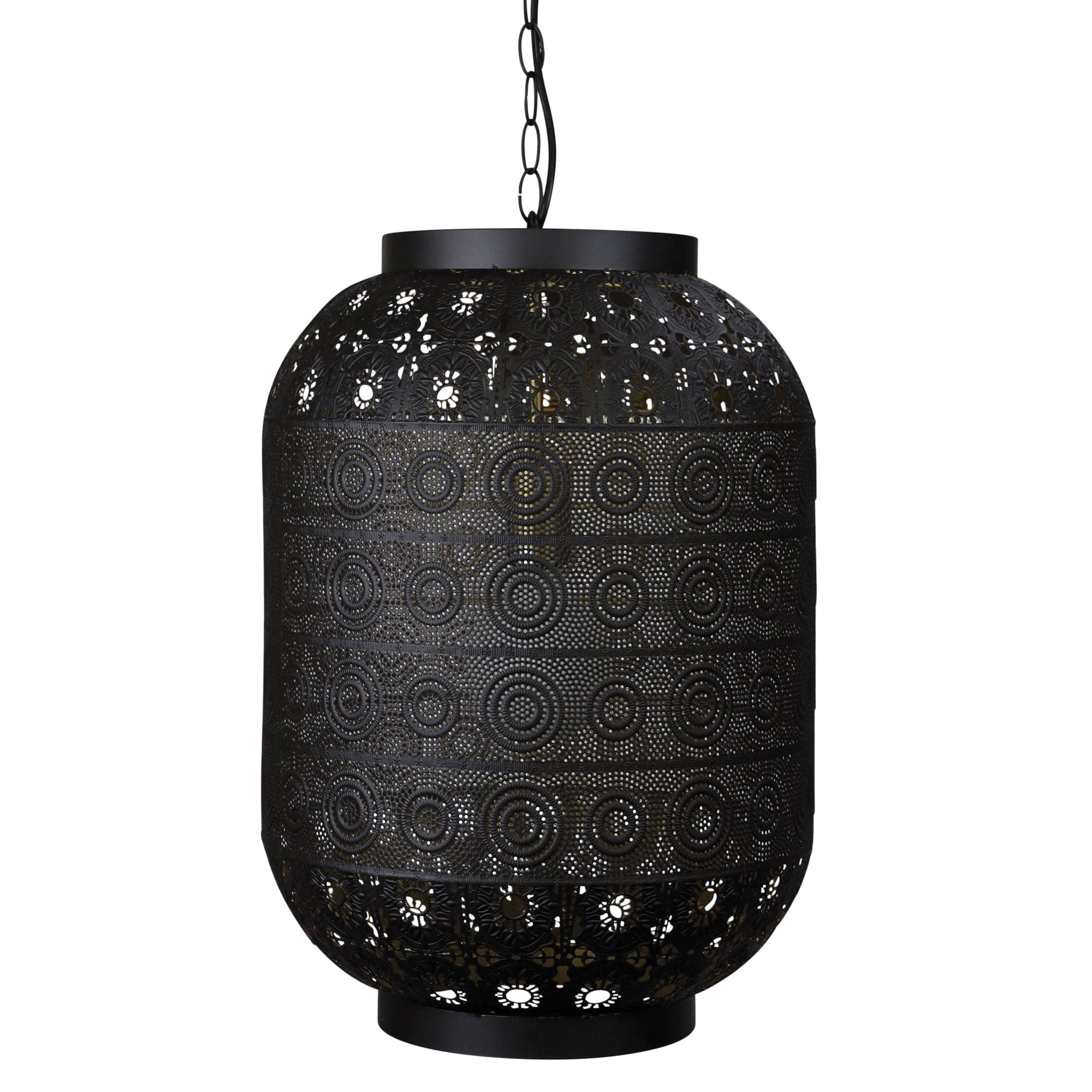 Oriel Lighting Lamp ALHAMBRA.35 Pendant Light Laser Cut Metal Pendant with Gold Inner