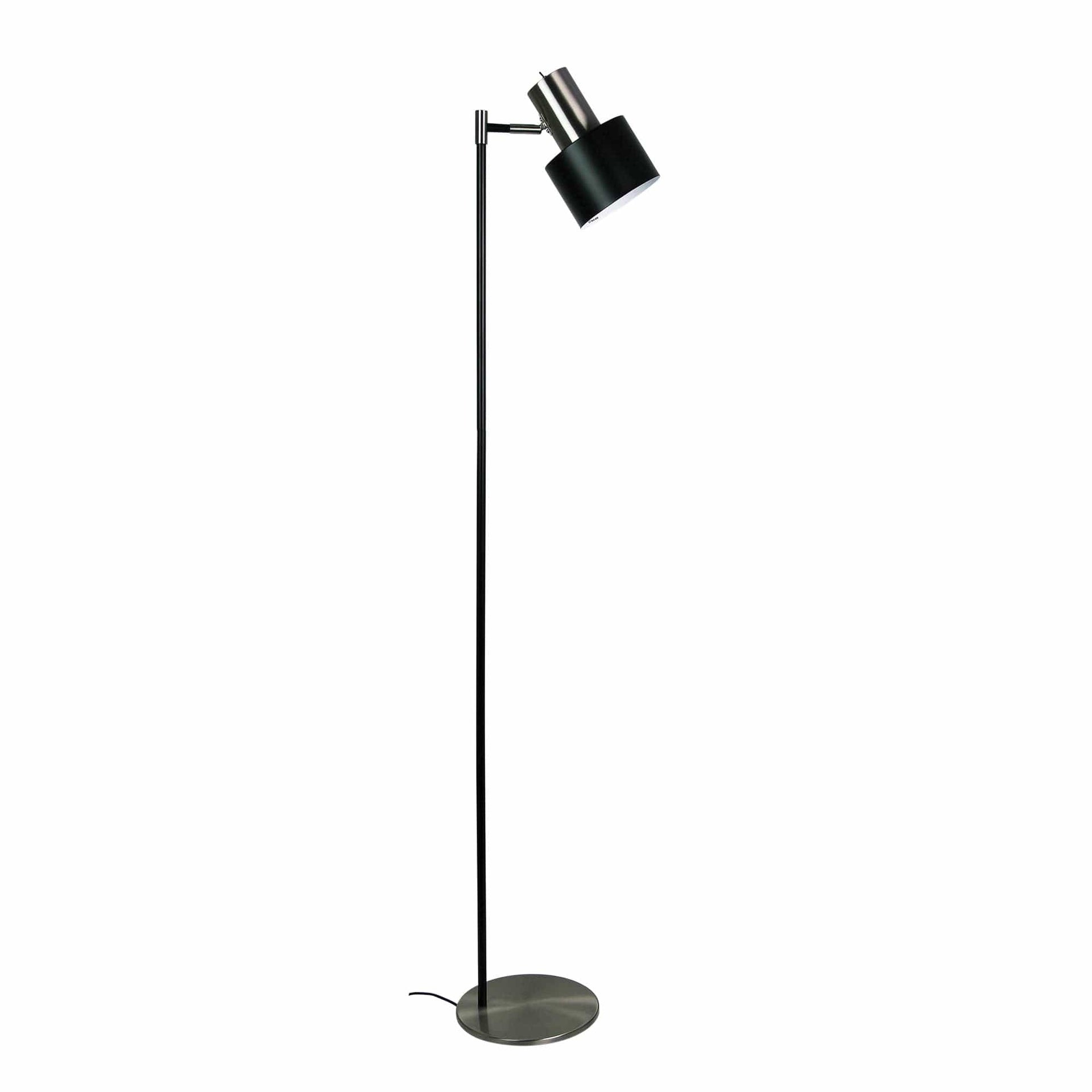 Oriel Lighting Lamp ARI FLOOR Mid-Century Task Lamp with Brushed Chrome