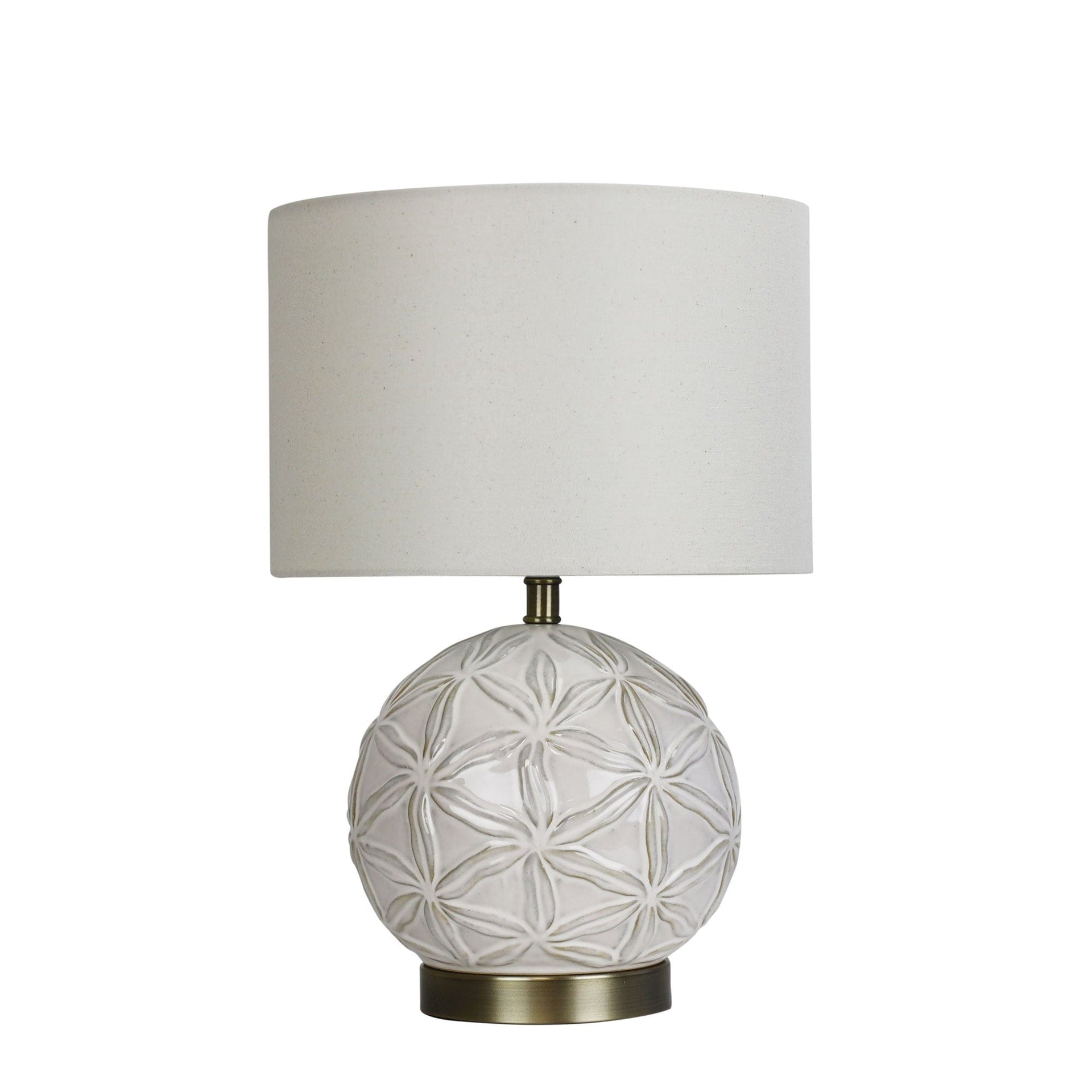 Oriel Lighting Lamp ARIEL Ceramic Table Lamp with Shade