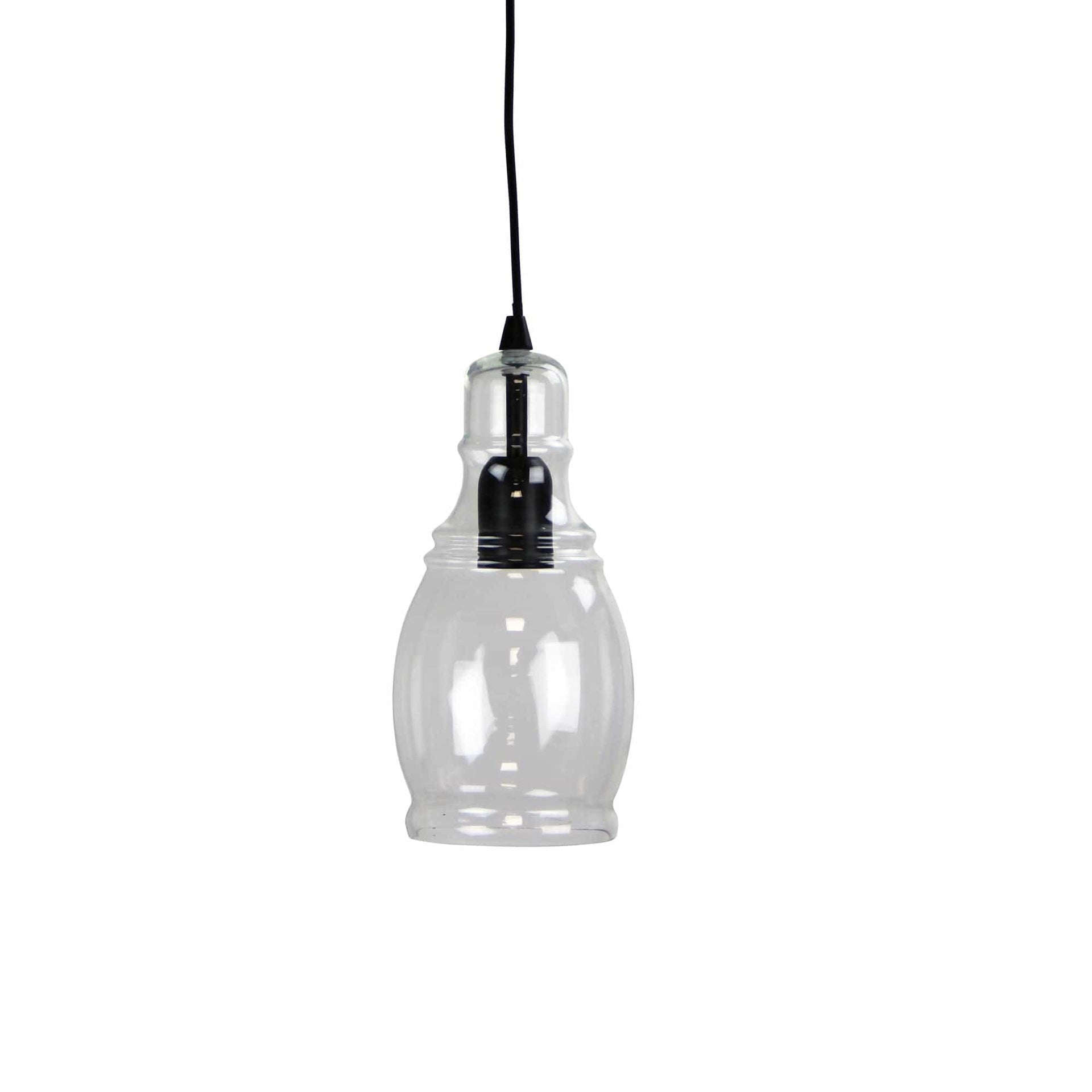 Oriel Lighting Lamp AUBURN.1 Pendant Light Clear Glass Single Pendant