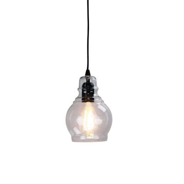 Oriel Lighting Lamp AUBURN.3 Pendant Light Clear Glass Single Pendant
