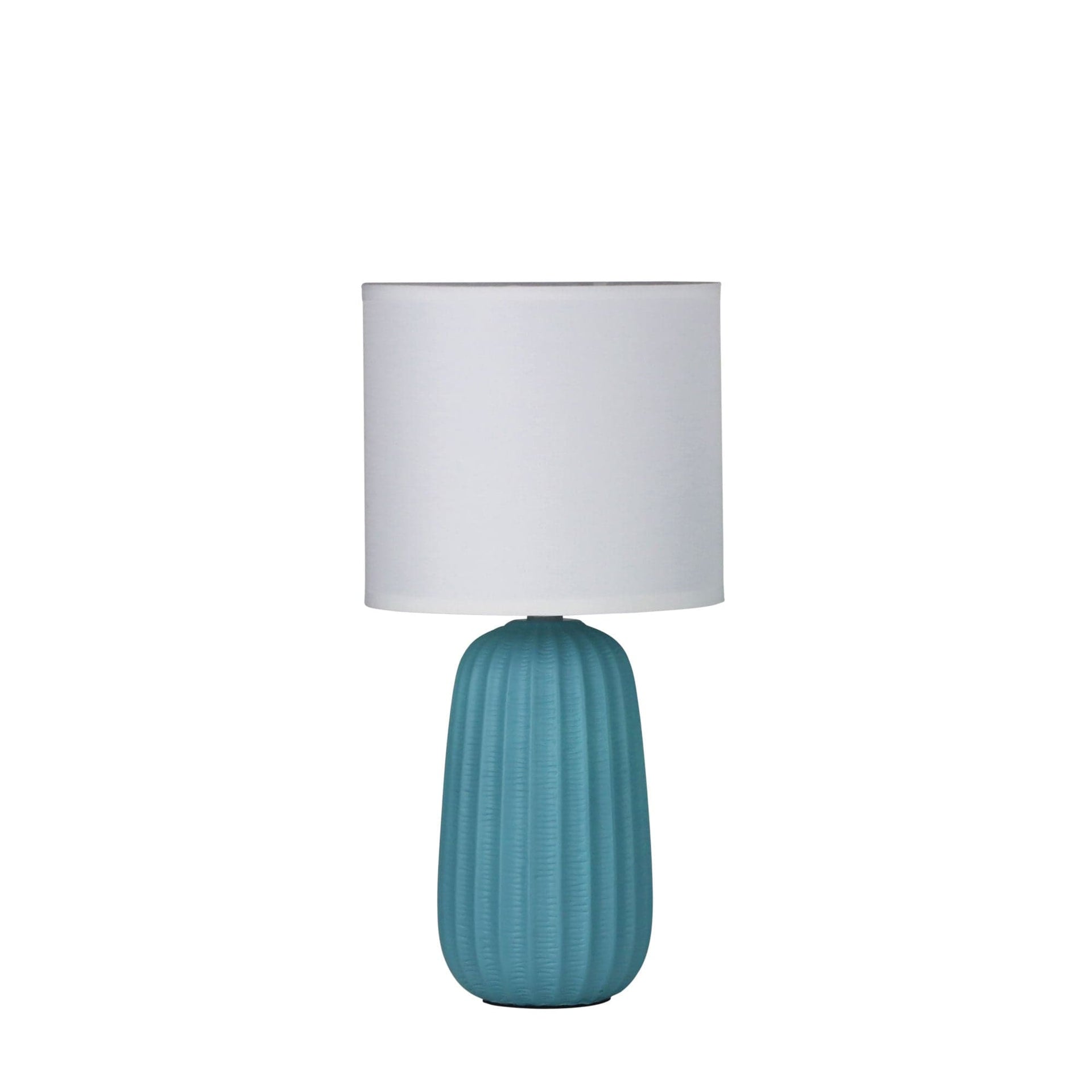 Oriel Lighting Lamp BENJY.20 Blue Ceramic Table Lamp