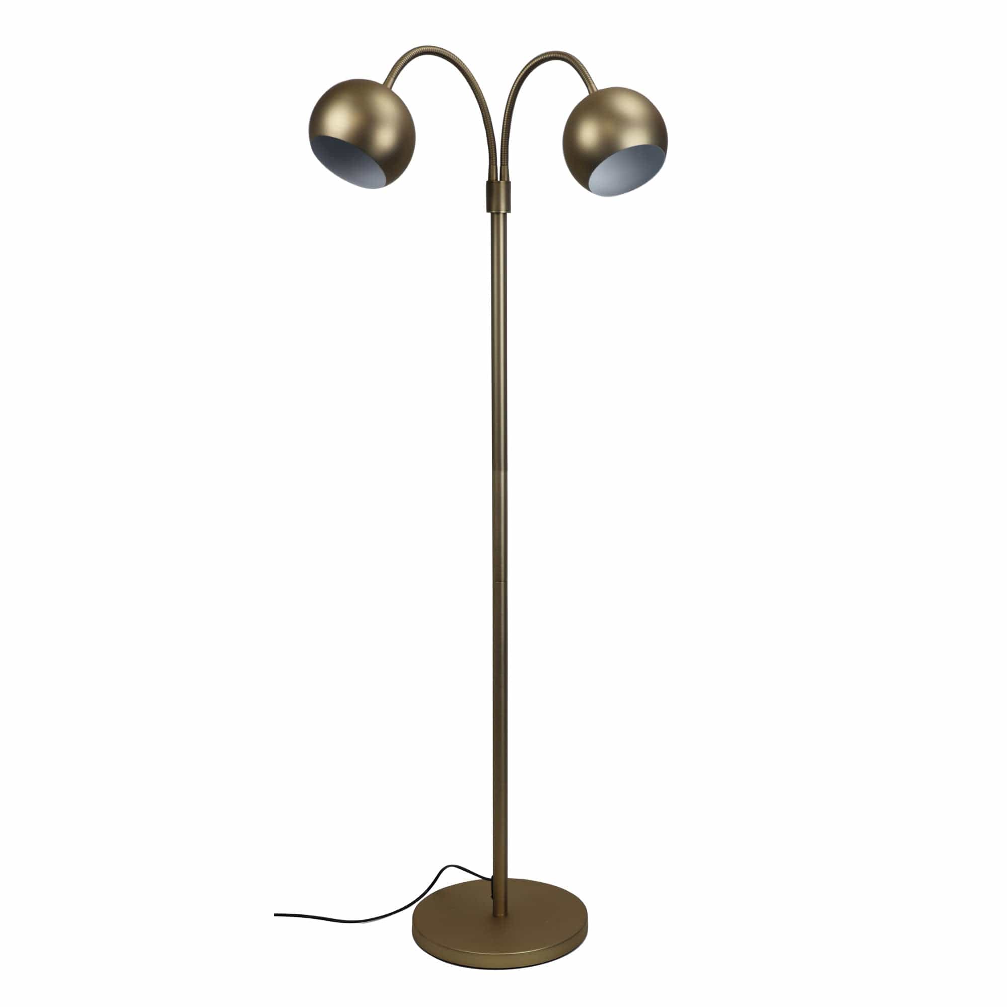 Oriel Lighting Lamp BOBO Twin Flexible Neck Bronze Finish