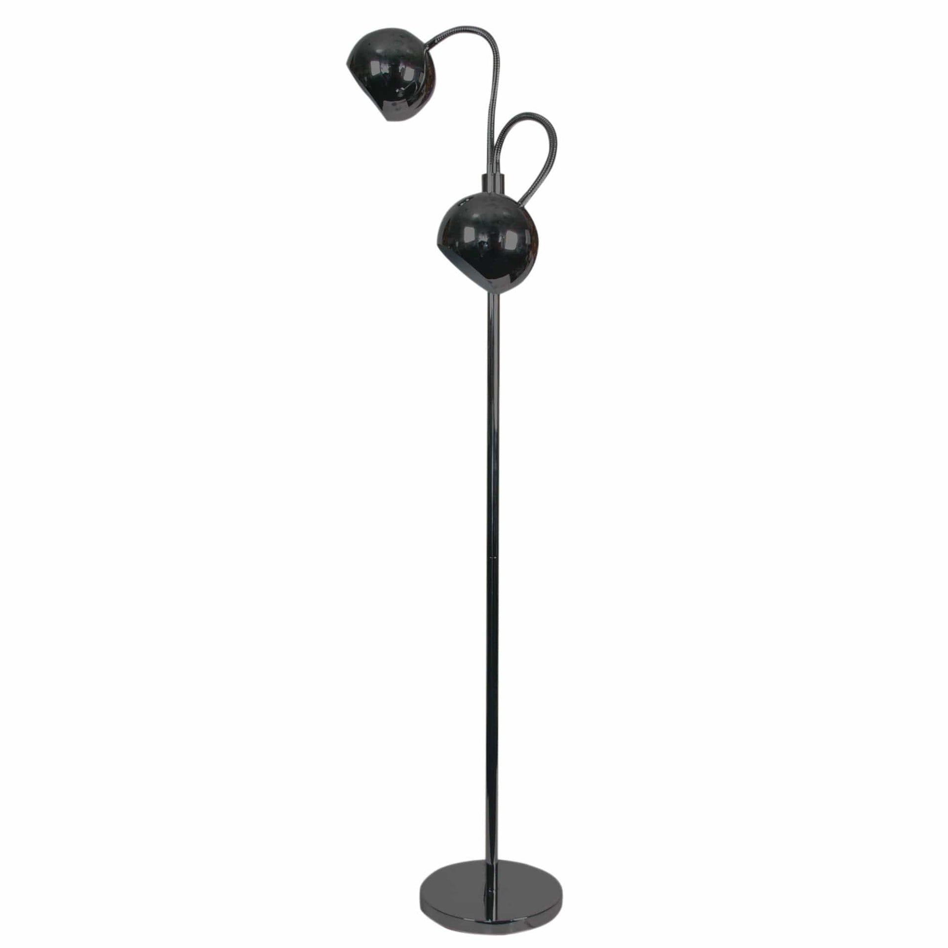 Oriel Lighting Lamp BOBO Twin Flexible Neck Gunmetal Finish