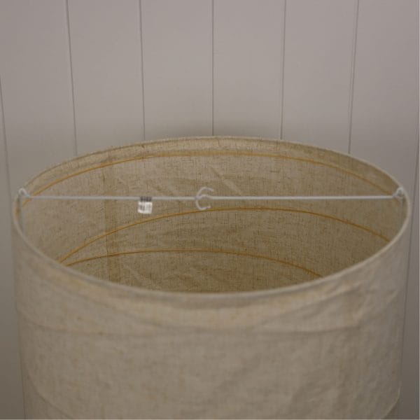 Oriel Lighting Lamp BOHEME.45 Pendant Light Flax linen shade