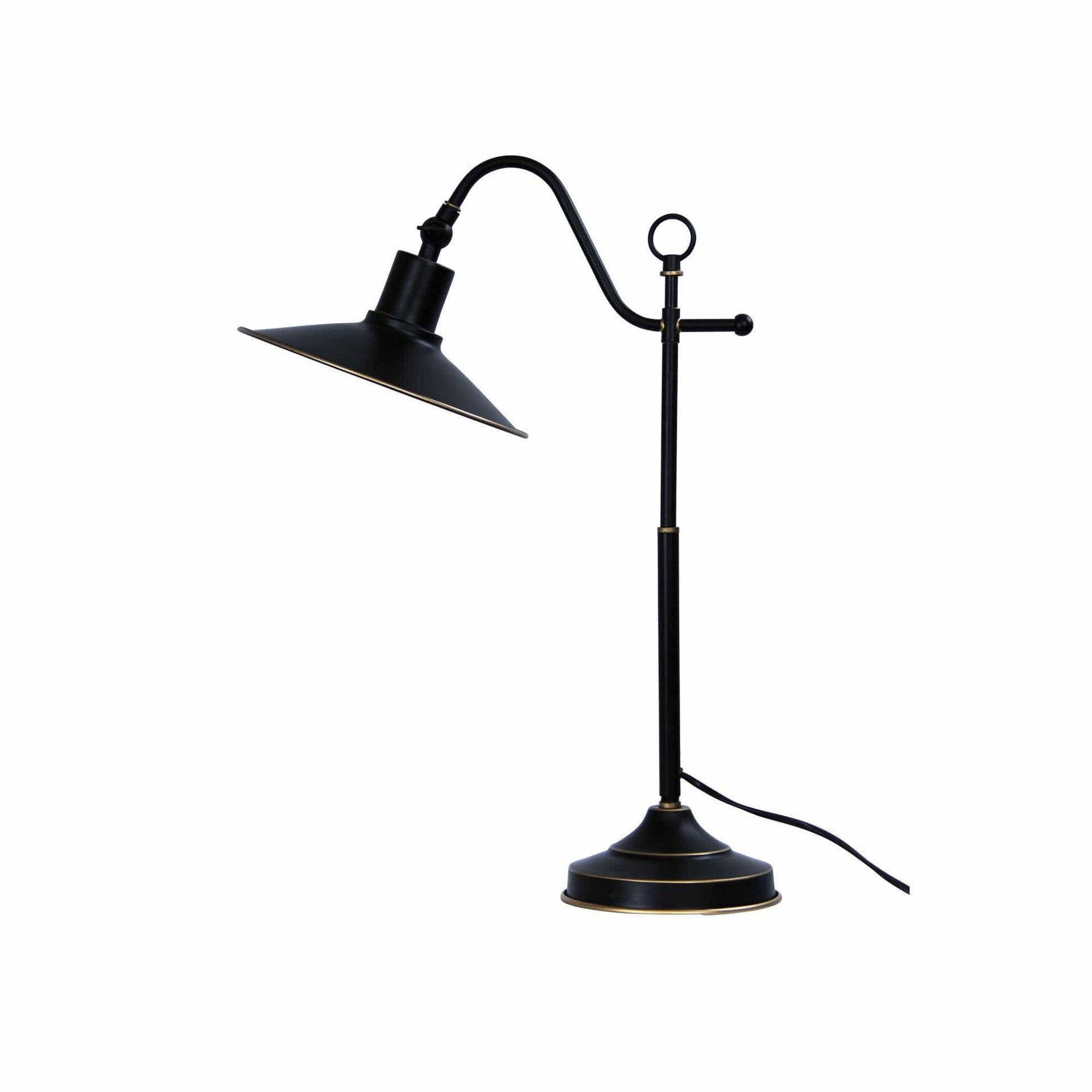 Oriel Lighting Lamp BOSTON TABLE LAMP Retro Insutrial Table or Desk Lamp
