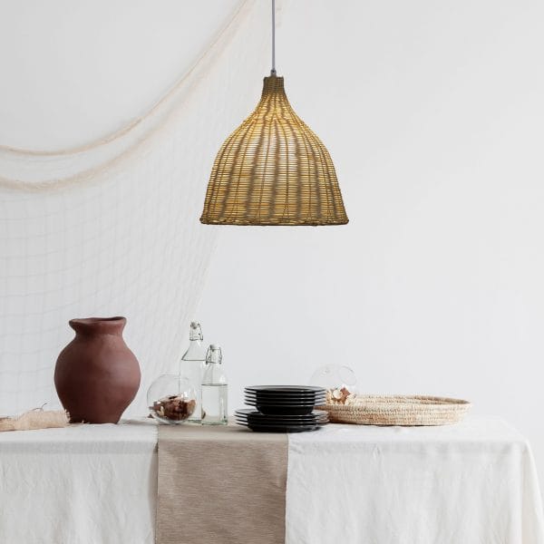 Oriel Lighting Lamp BUKIT Pendant Light Cane Pendant