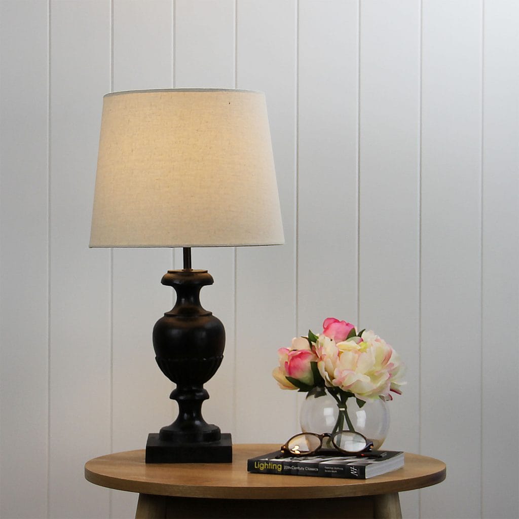 Oriel Lighting Lamp CADIZ Complete Resin Table Lamp