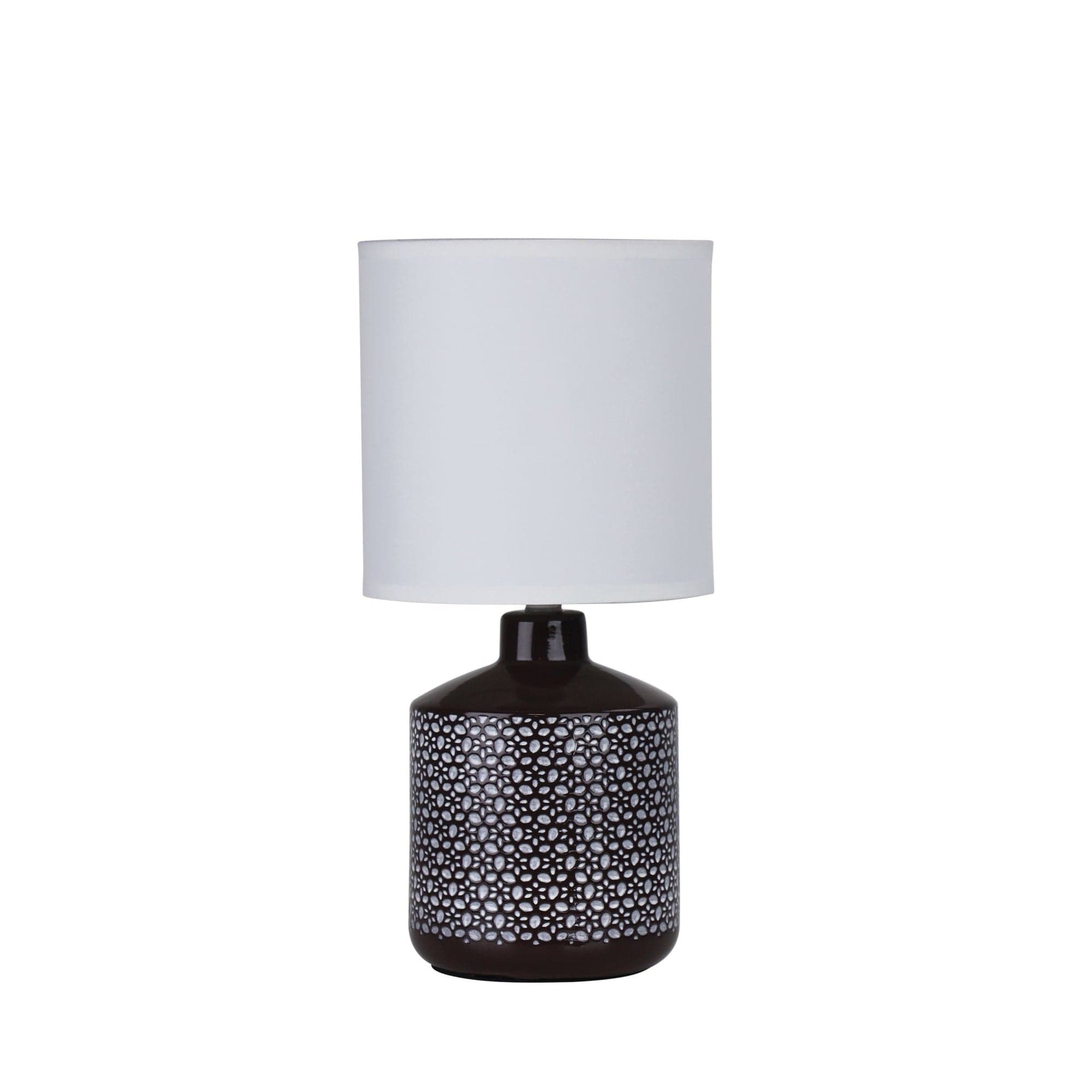 Oriel Lighting Lamp CELIA Coffee Ceramic Table Lamp