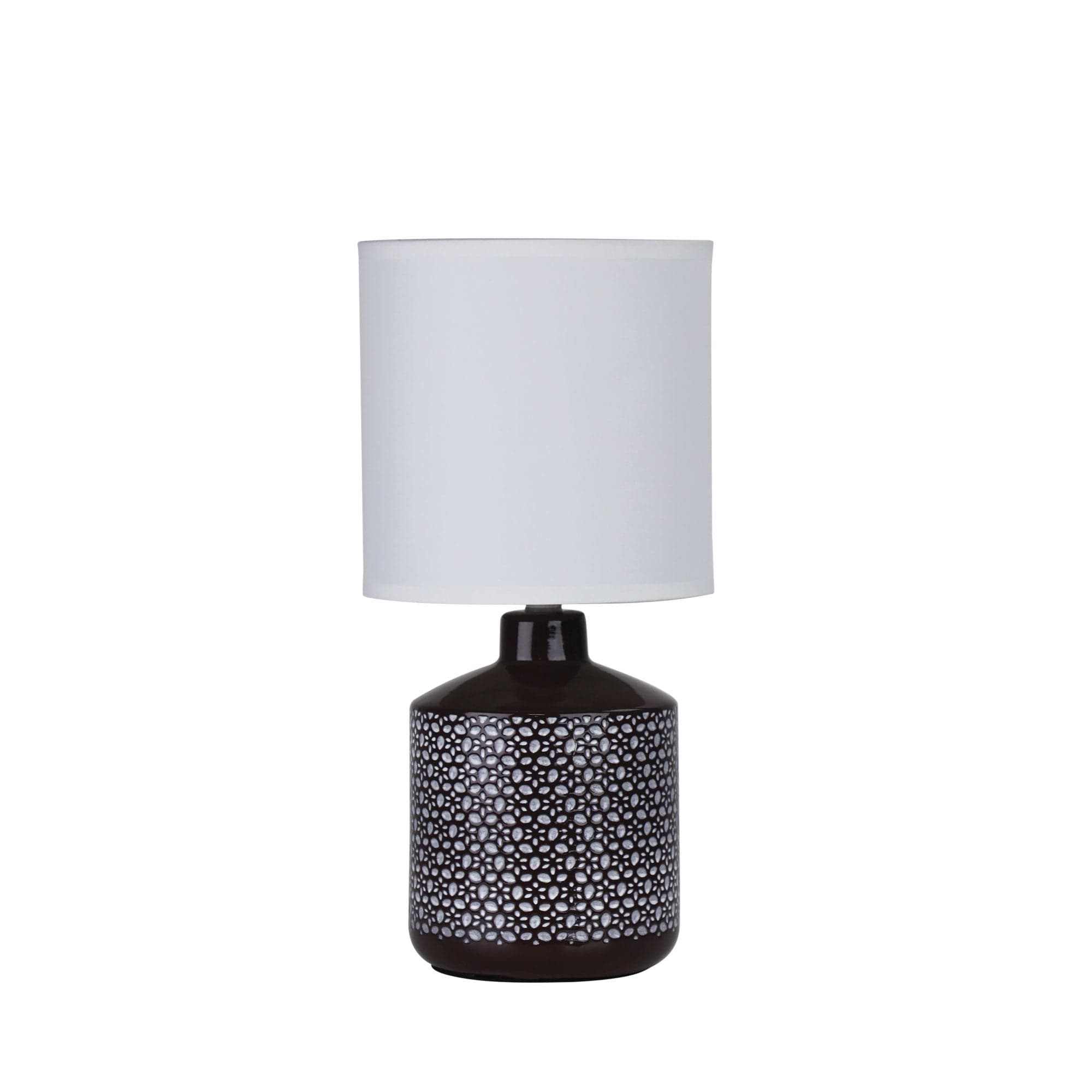 Oriel Lighting Lamp CELIA Coffee Ceramic Table Lamp