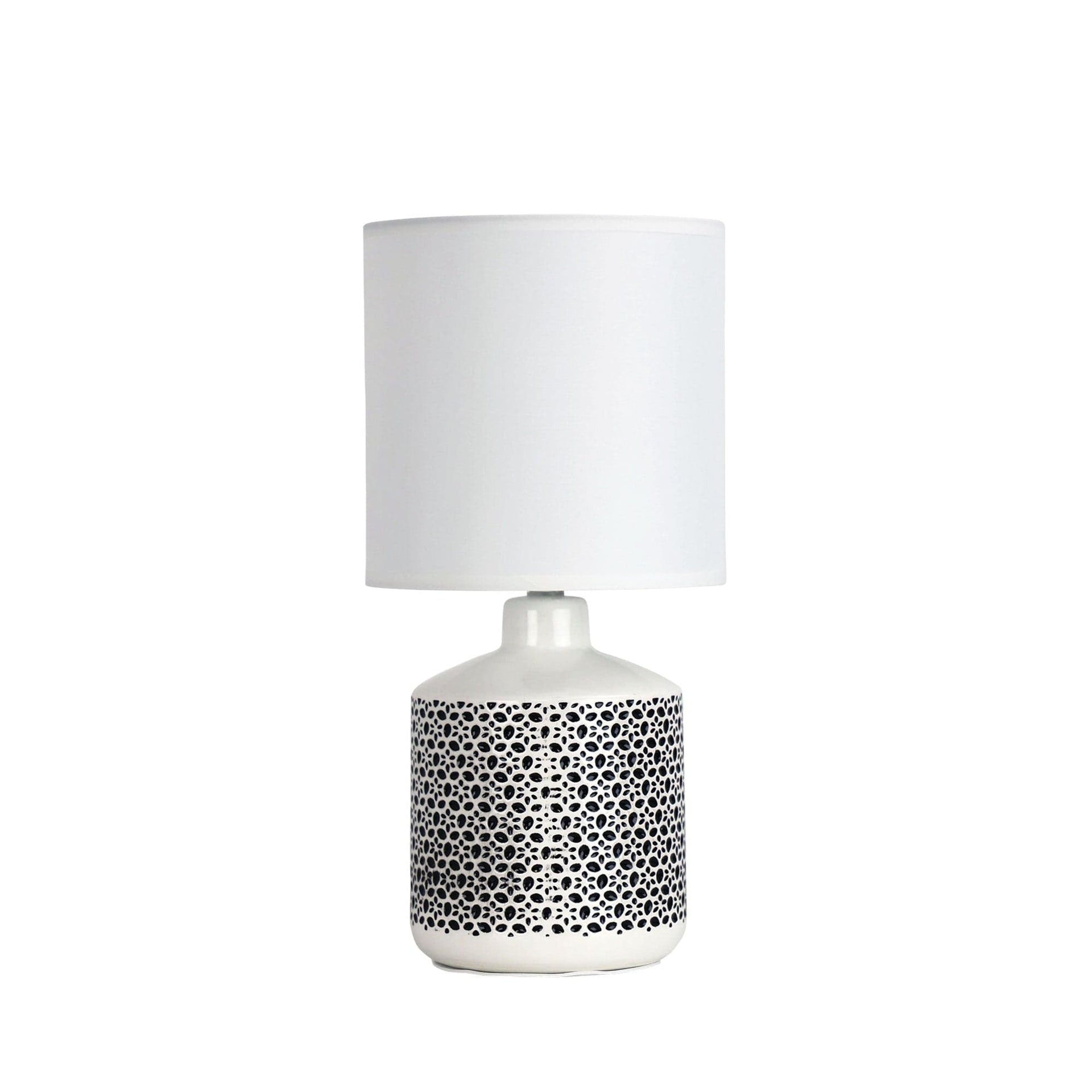Oriel Lighting Lamp CELIA White Ceramic Table Lamp