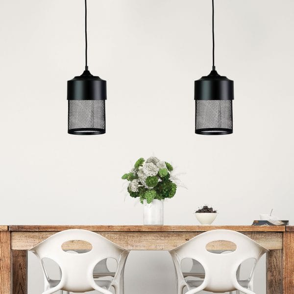 Oriel Lighting Lamp CHESTER.18 Industrial Mesh Pendant Retro Pendant