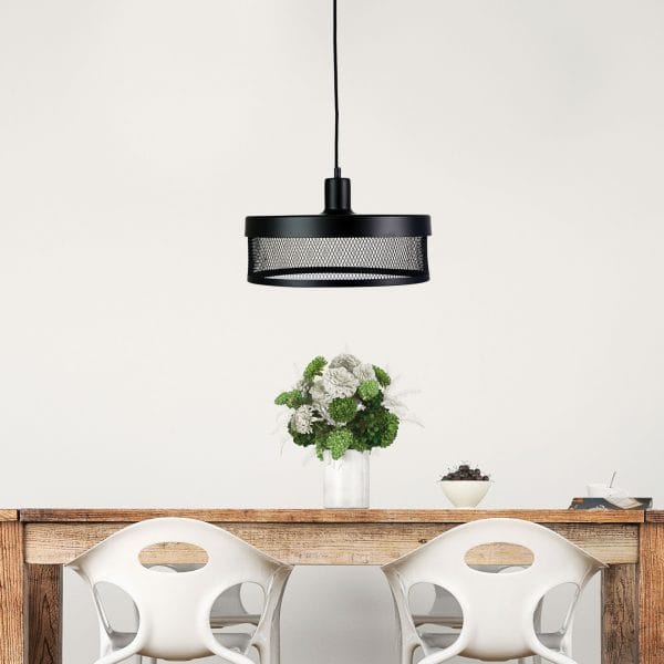 Oriel Lighting Lamp CHESTER.36 Industrial Mesh Pendant Retro Pendant