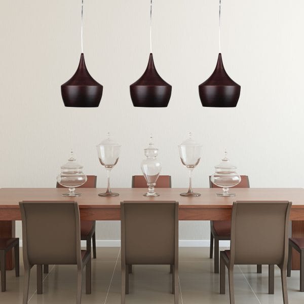Oriel Lighting Lamp CHINO 3 Brushed Bronze Urban Pendant