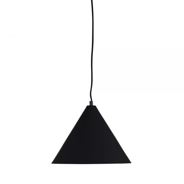 Oriel Lighting Lamp CONIC.28 Stylish Conical Black Pendant