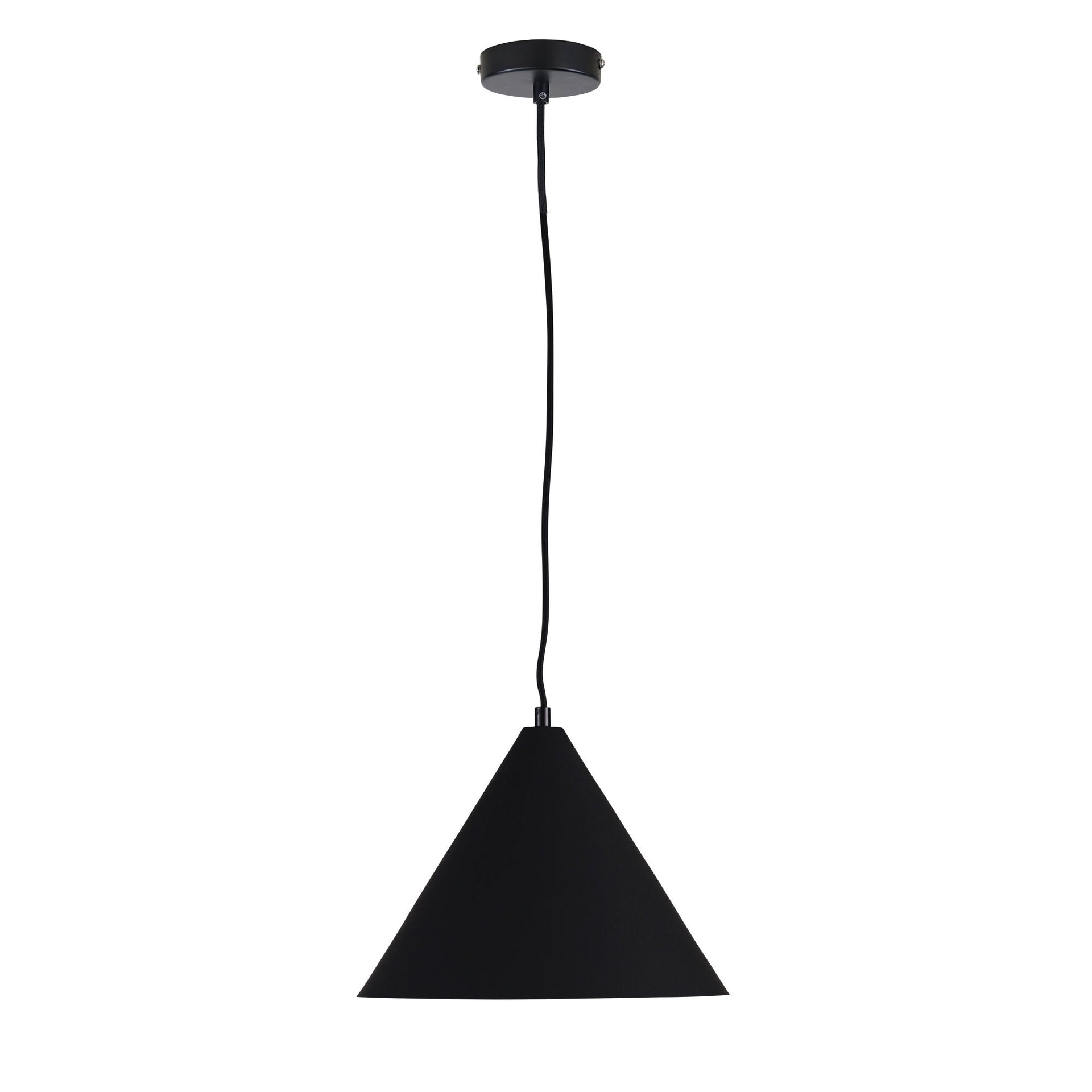 Oriel Lighting Lamp CONIC.28 Stylish Conical Black Pendant