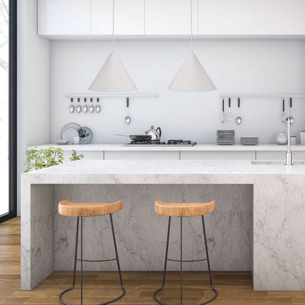 Oriel Lighting Lamp CONIC.28 Stylish Conical White Pendant