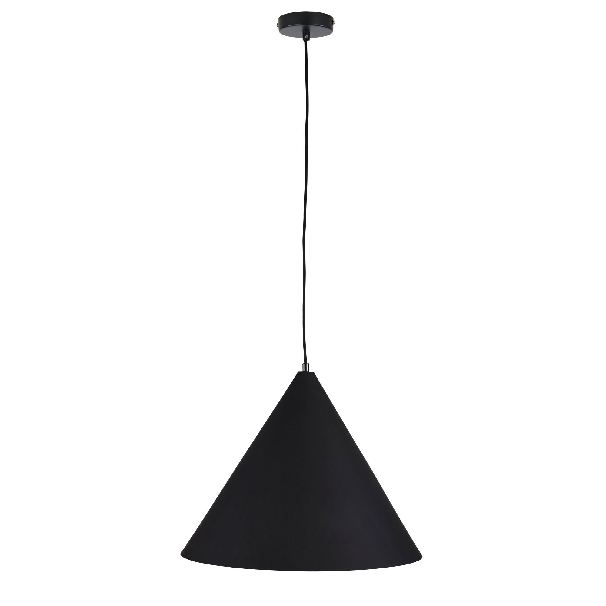 Oriel Lighting Lamp CONIC.45 Stylish Conical Black Pendant