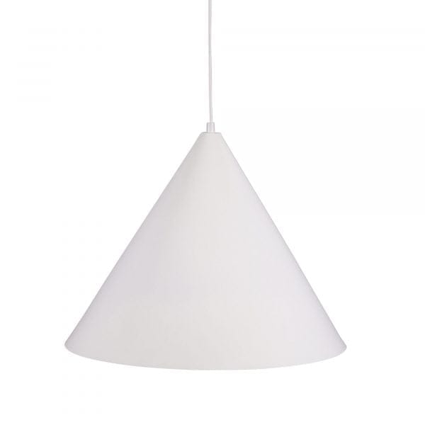 Oriel Lighting Lamp CONIC.45 Stylish Conical White Pendant