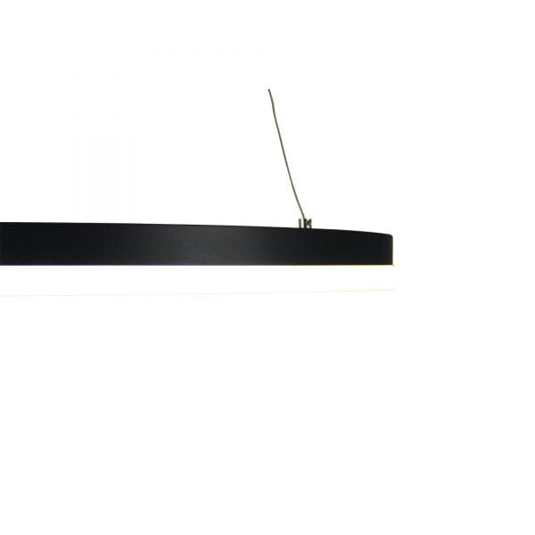 Oriel Lighting Lamp CRONUS.60 Modern LED Halo Pendant Black