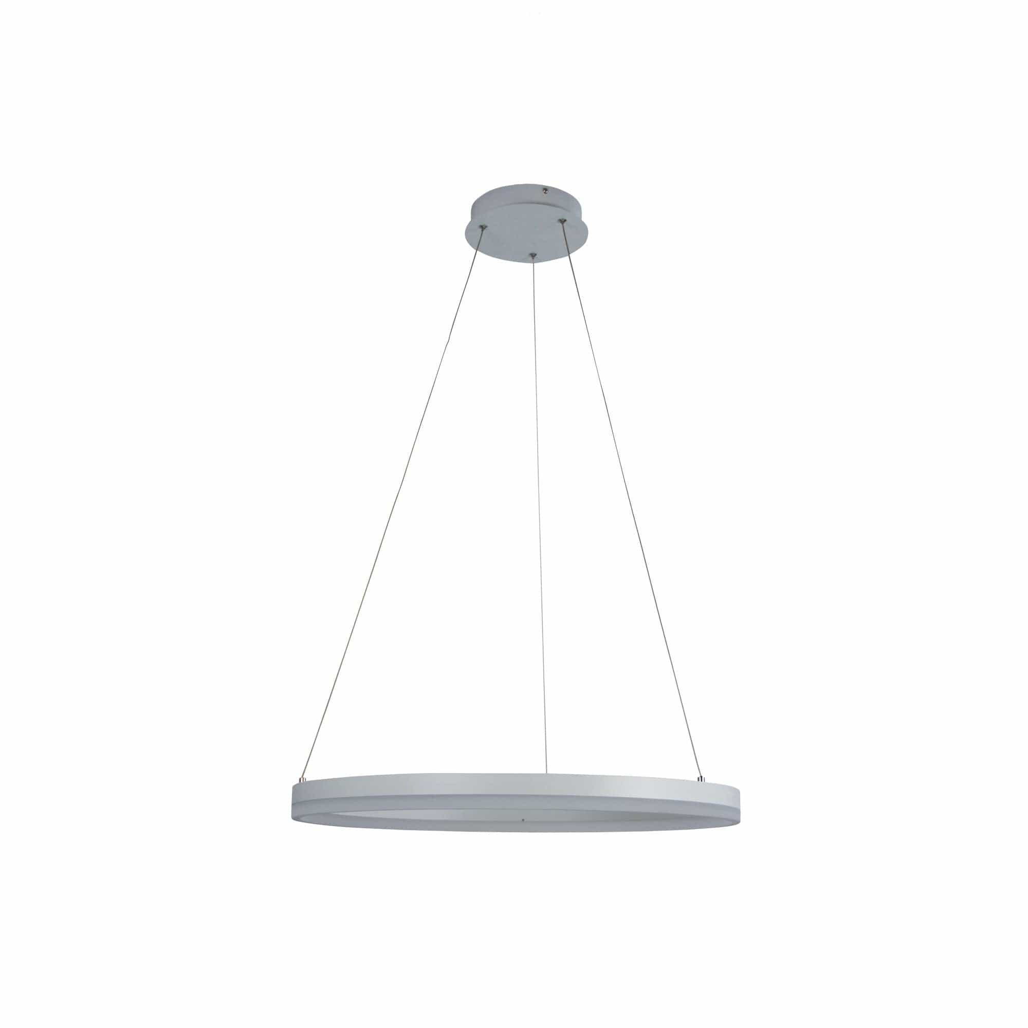 Oriel Lighting Lamp CRONUS.60 Modern LED Halo Pendant White
