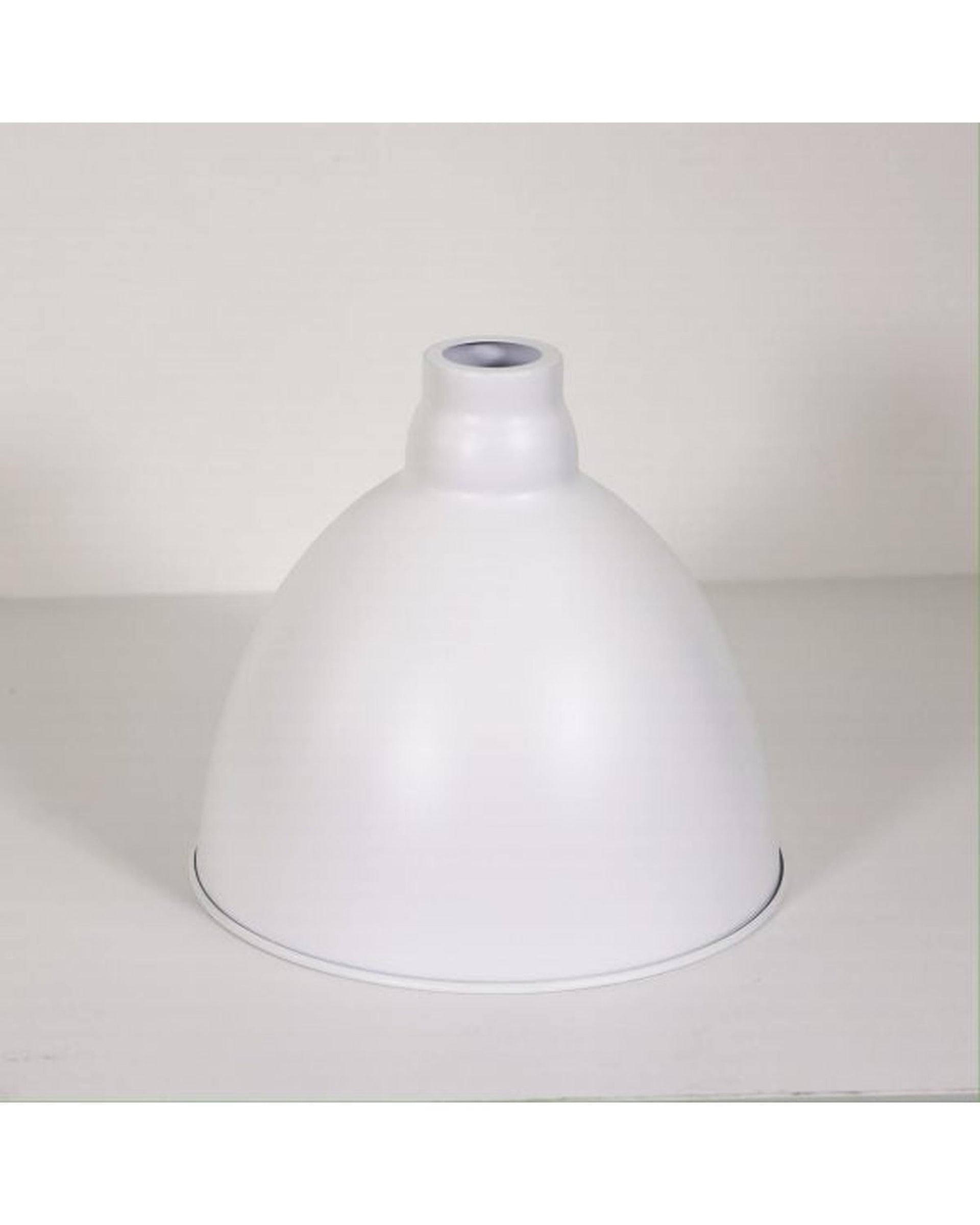 Oriel Lighting Lamp DAWSON.25 25cm White Barn Style Metal Shade