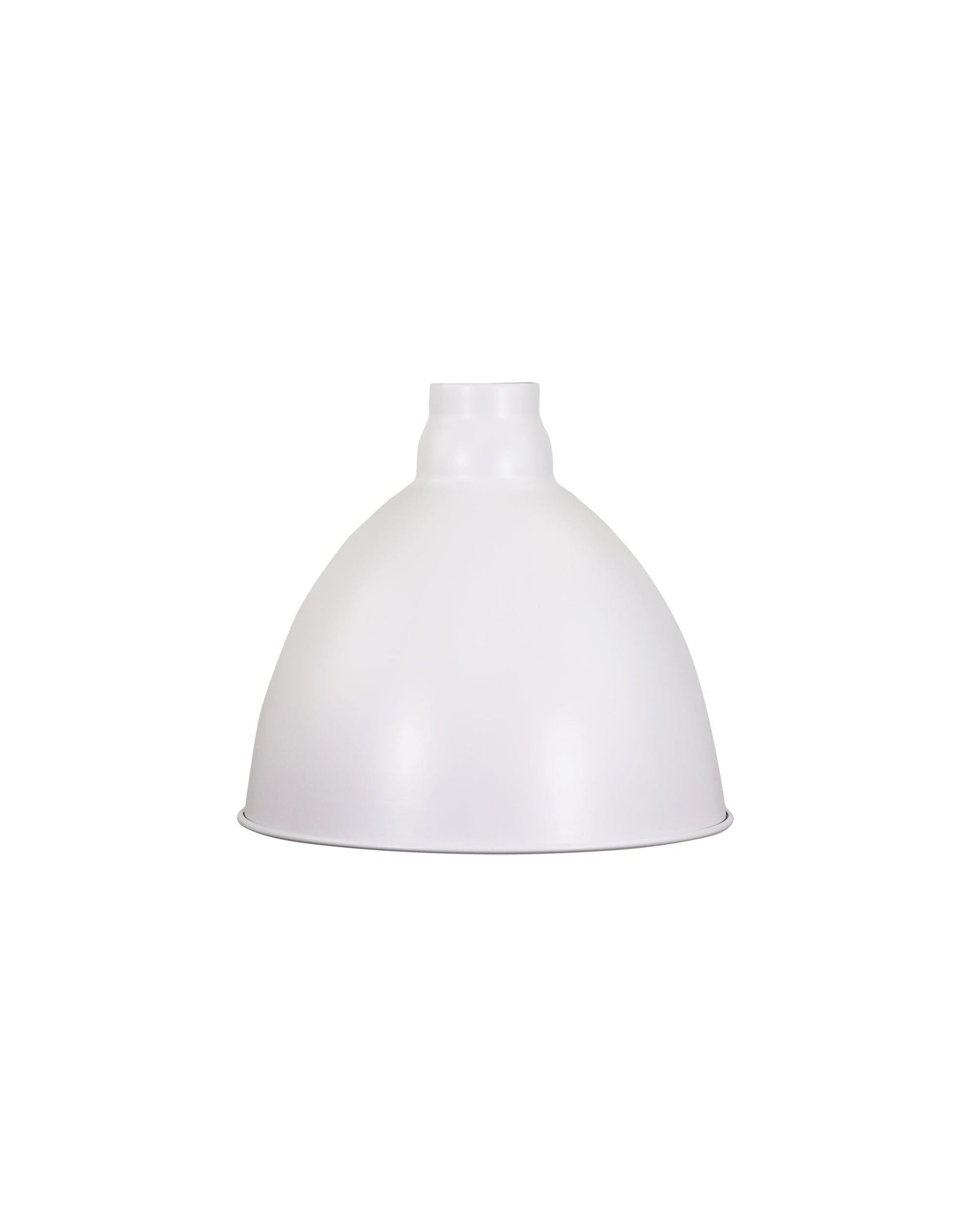 Oriel Lighting Lamp DAWSON.25 25cm White Barn Style Metal Shade
