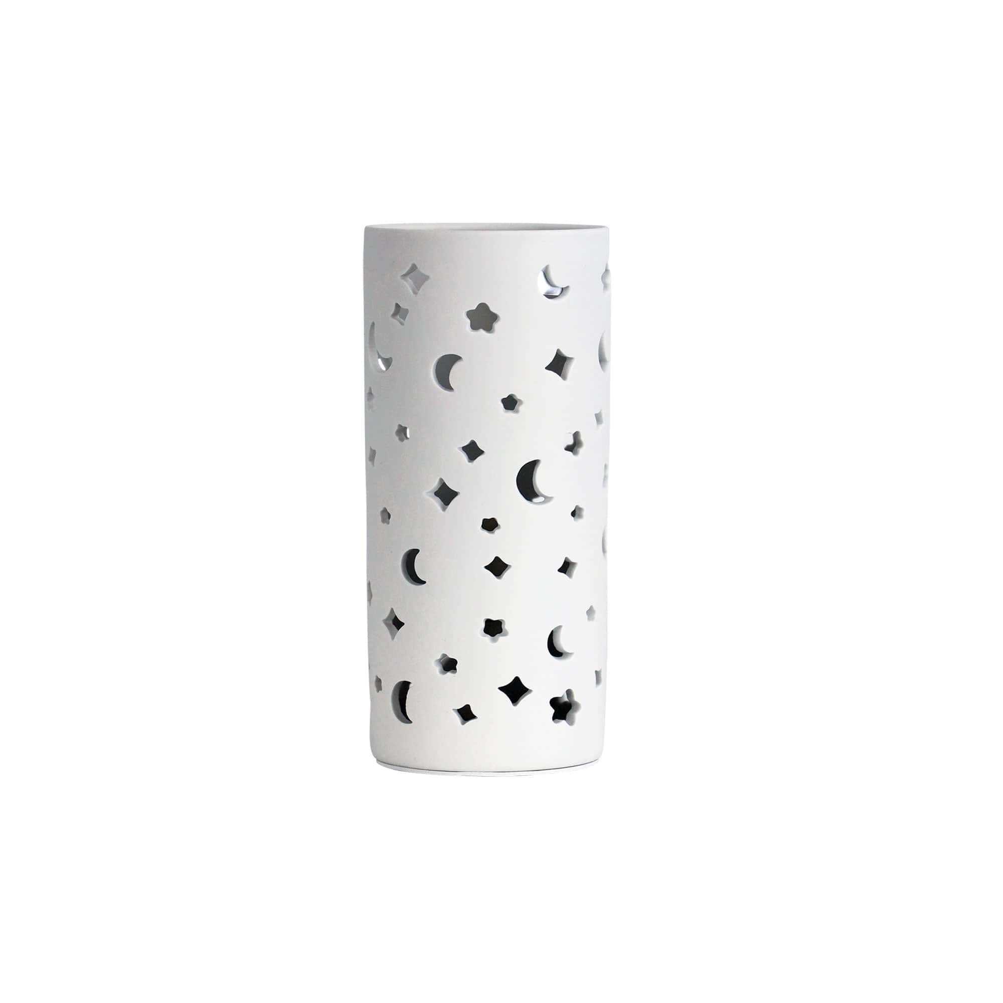 Oriel Lighting Lamp DIANNA Ceramic lamp with moon and star pattern