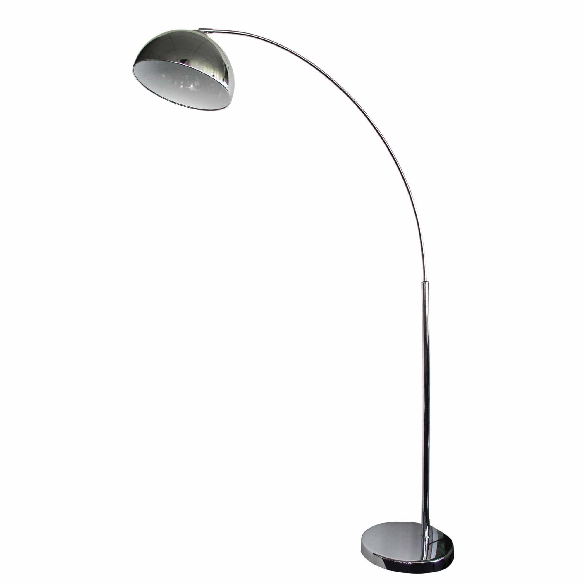 Oriel Lighting Lamp DOME Chrome Arc Retro Floor Lamp