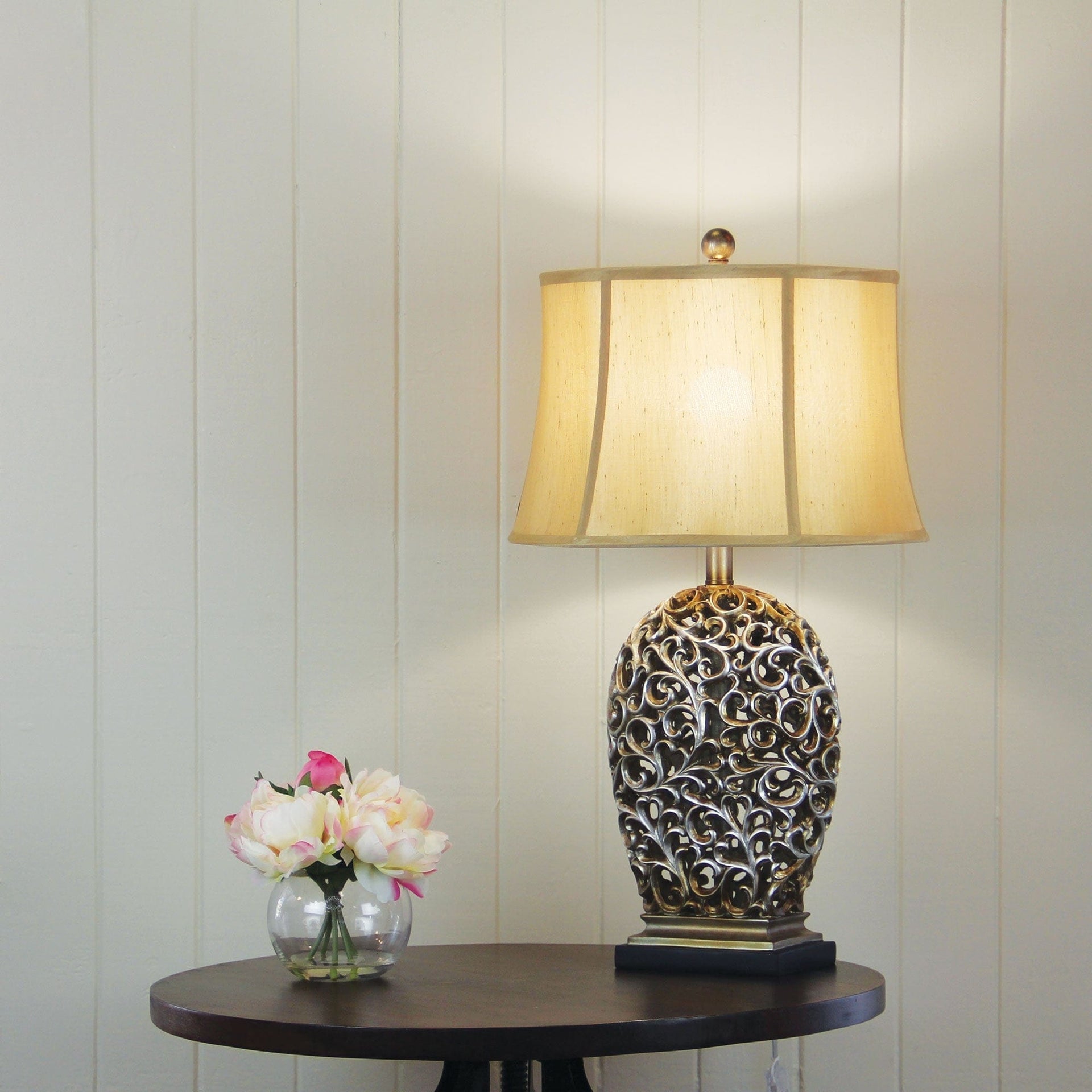Oriel Lighting Lamp DONATI Classically Styled Table Lamp with Harp Shade