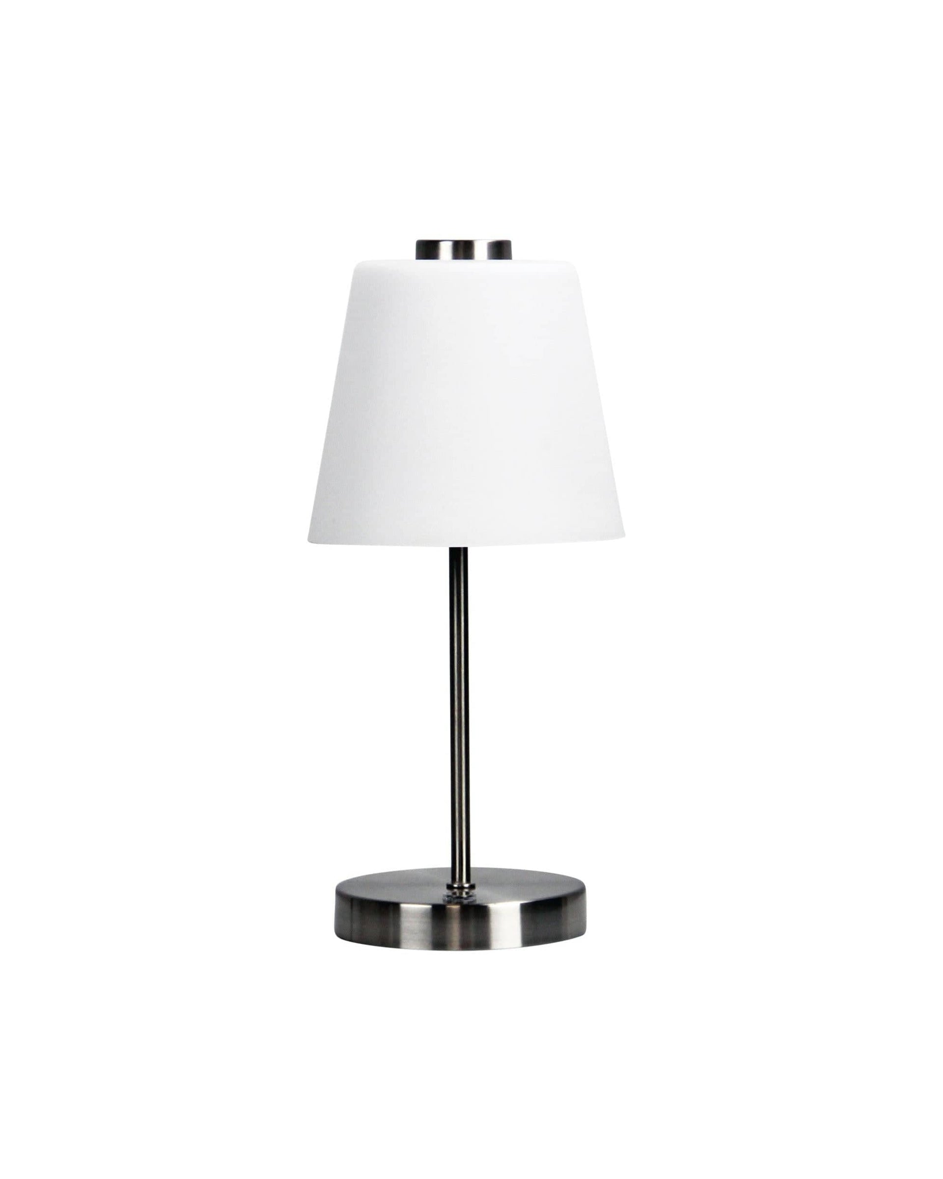Oriel Lighting Lamp ERIK 5W LED Brushed Chrome Touch Lamp