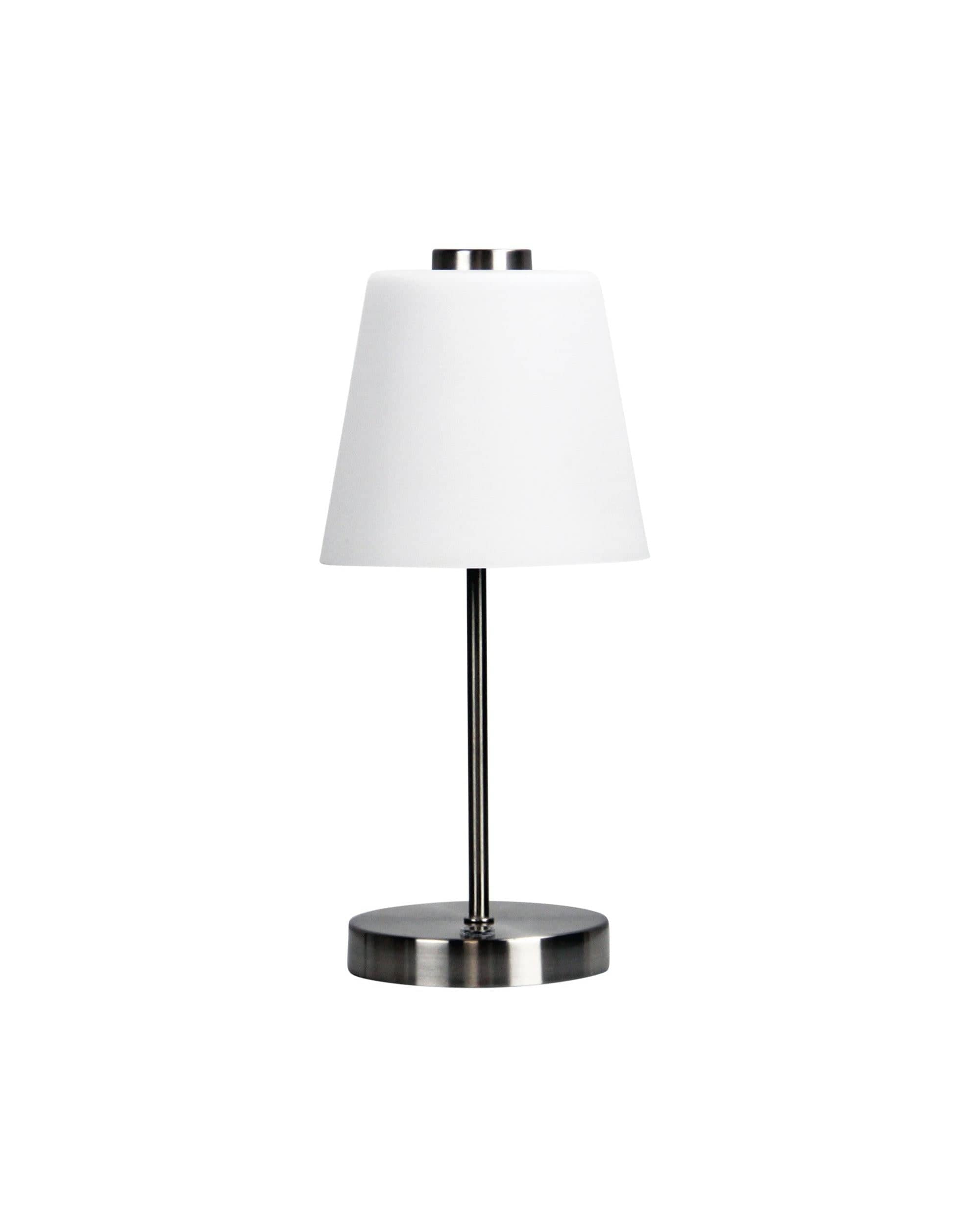 Oriel Lighting Lamp ERIK 5W LED Brushed Chrome Touch Lamp