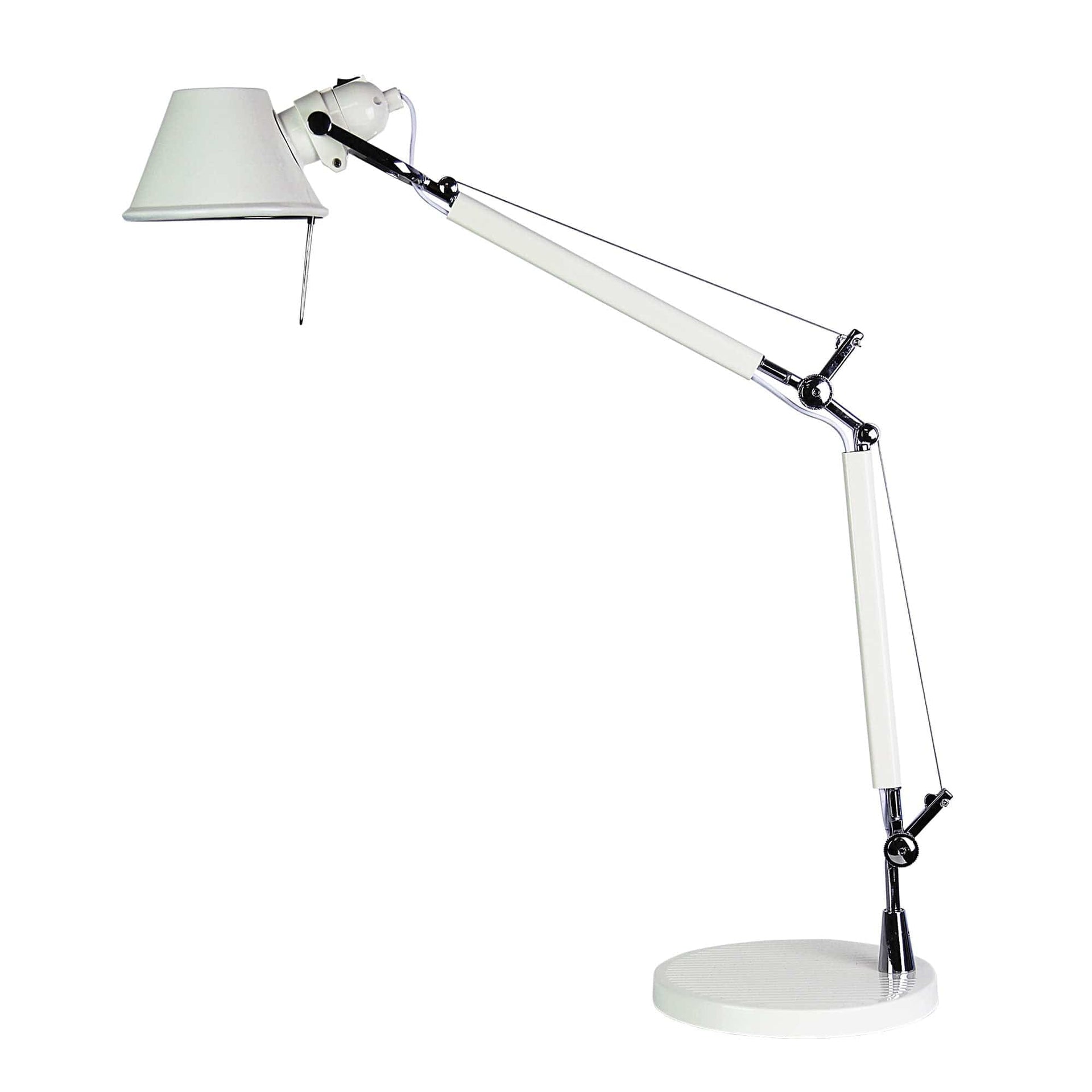 Oriel Lighting Lamp FORMA LAMP Retro Styled Adjustable Task Lamp White