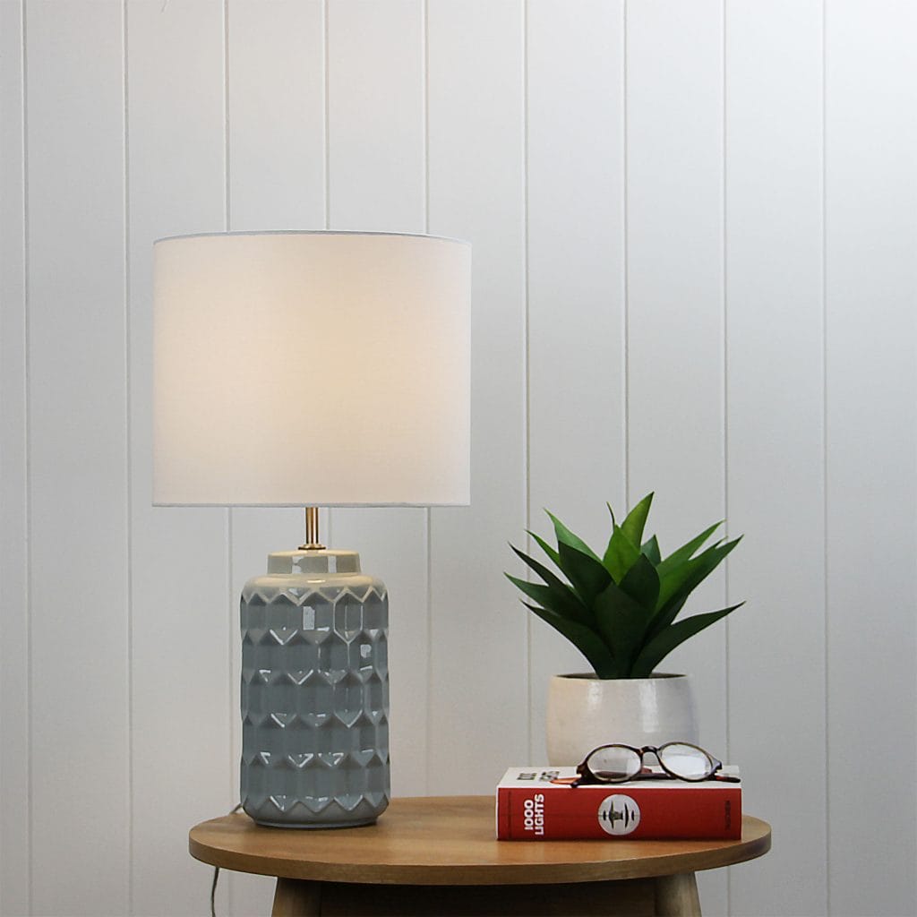Oriel Lighting Lamp HELGE Complete Ceramic Table Lamp