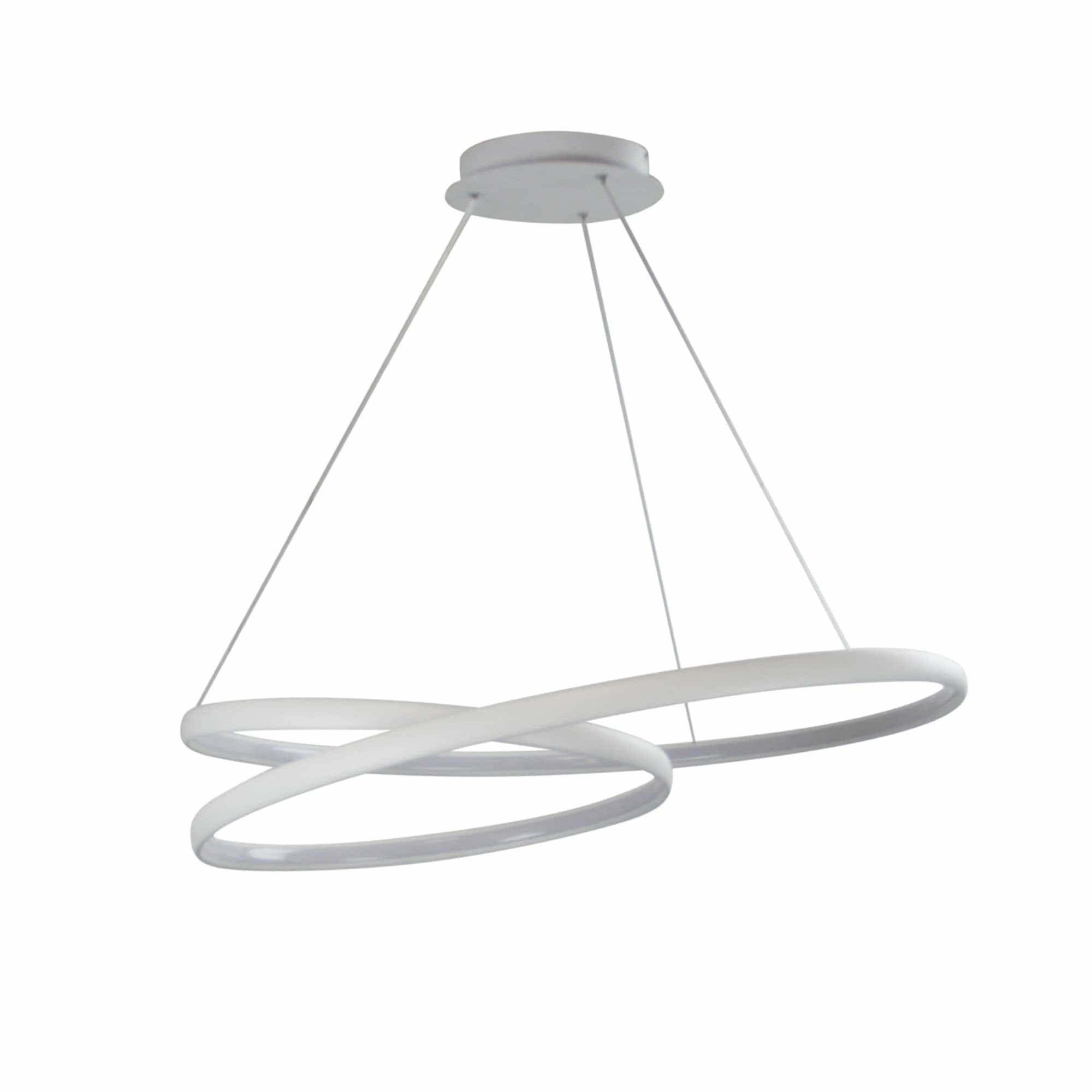 Oriel Lighting Lamp INFINITY Modern LED Spiral Pendant White